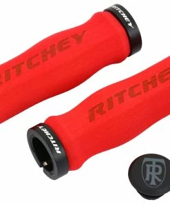 RITCHEY Poignées WCS Ergo Locking Truegrip Rouges
