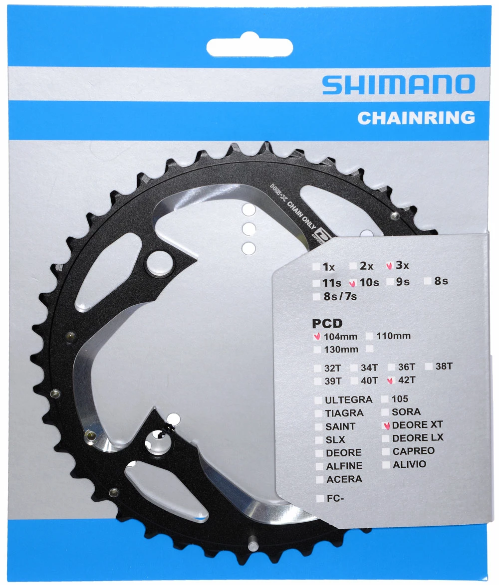 Shimano Plateau XT Pour FC-M780 42T (AE) 3 Shimano Plateau XT Pour FC-M780 42T (AE)