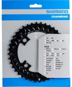 Shimano DEORE Plateau Pour FC-M6000-3 40/30/22 Dents -Accessoires Vélo Soldes DEORE FC M6000 3 40T