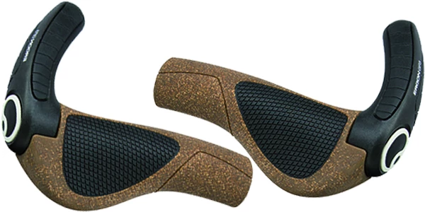 ERGON GP3-L Grips BioKork Avec 3 Doigts BarEnd 3 ERGON GP3-L Grips BioKork Avec 3 Doigts BarEnd