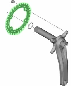 Shimano FC-MT510/511 Plateau 12 Vitesses -Accessoires Vélo Soldes FC MT510 Kettenblatt