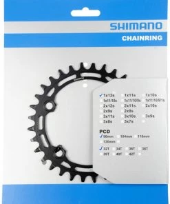 Shimano FC-MT510/511 Plateau 12 Vitesses -Accessoires Vélo Soldes FC MT510 Kettenblatt 32T Y0L332000