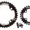 Race Face Turbine CHainring Set 2x11-speed 28/38T Black -Accessoires Vélo Soldes Race Face Turbine Kettenblatt Set 11 fach 28 38 Z 1