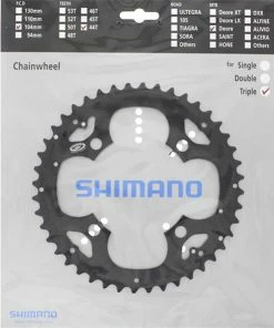 Shimano Plateau DEORE Pour FC-M530/531/532/533/590/591 -Accessoires Vélo Soldes Shimano DEORE Kettenblatt fur FC M530 44T KSR Y1GX98060