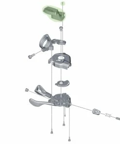 Shimano Indicateur De Vitesse Pour SL-M8000 Gauche -Accessoires Vélo Soldes Shimano Ganganzeige SL M8000 links Y03L98050 c