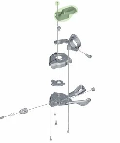 Shimano Indicateur De Vitesse Pour SL-M8000 Droite -Accessoires Vélo Soldes Shimano Ganganzeige SL M8000 rechts Y03K98060 c