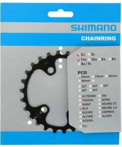 Shimano SLX 2x11-speed Plateau FC-M7000 -Accessoires Vélo Soldes Shimano SLX 2x11 fach Kettenblatt FC M7000 20048366 d