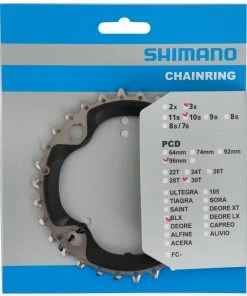 Shimano Plateau SLX / DEORE Pour FC-M672/M622/M612 -Accessoires Vélo Soldes Shimano SLX DEORE Kettenblatt FC M672 M622 M612 20036751 f0y4tbxLNMMICz
