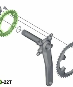 Shimano XT Plateau 3 Vitesses Pour FC-M8000 30 Dents (BA) -Accessoires Vélo Soldes Shimano XT 3 fach Kettenblatt FC M8000 30 Zahne BA Y1RL98110 c