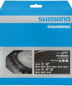 Shimano XT Plateau 3 Vitesses Pour FC-M8000 40 Dents (BA) -Accessoires Vélo Soldes Shimano XT 3 fach Kettenblatt FC M8000 40 Zahne BA Y1RL98050 d