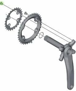 Shimano XT/SLX Vis De Plateau Intérieur 7 Shimano XT/SLX Vis De Plateau Intérieur -Accessoires Vélo Soldes Shimano XT SLX Kettenblattschrauben Innen Y1NV98040 c