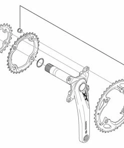 Shimano Vis De Plateaux Pour DURA ACE/ULTEGRA/XTR/XT Intérieur 5 Shimano Vis De Plateaux Pour DURA ACE/ULTEGRA/XTR/XT Intérieur -Accessoires Vélo Soldes Shimano Y1H598160 Tech