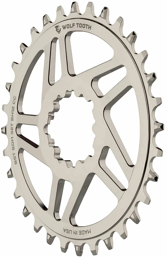 Wolf Tooth Components Plateau SRAM DM/Shimano 12 Vitesses Boost 3mm Offset 4 Wolf Tooth Components Plateau SRAM DM/Shimano 12 Vitesses Boost 3mm Offset – Image 2