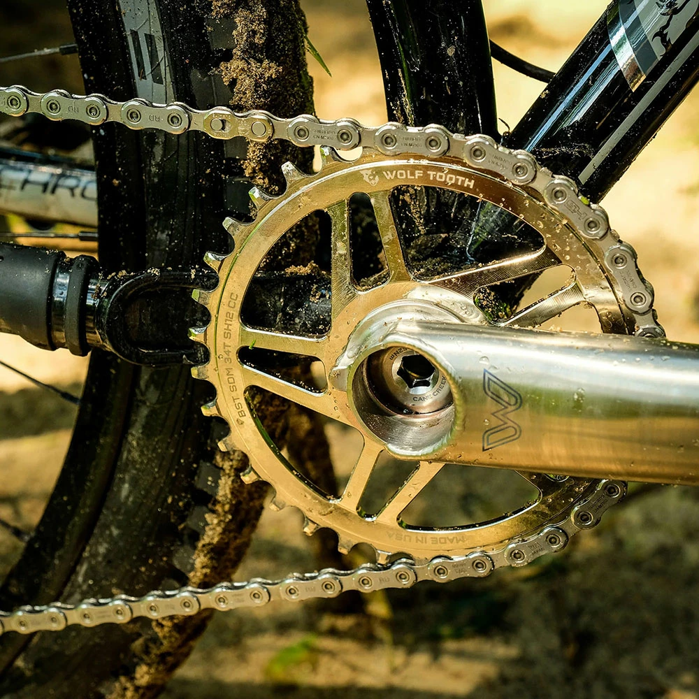 Wolf Tooth Components Plateau SRAM DM/Shimano 12 Vitesses Boost 3mm Offset 5 Wolf Tooth Components Plateau SRAM DM/Shimano 12 Vitesses Boost 3mm Offset – Image 3