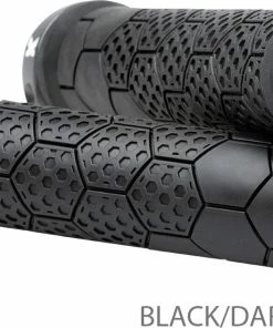 Sixpack Racing Poignées Z-Trix AL -Accessoires Vélo Soldes sixpack racing z trix AL black dark titanium grips 373001